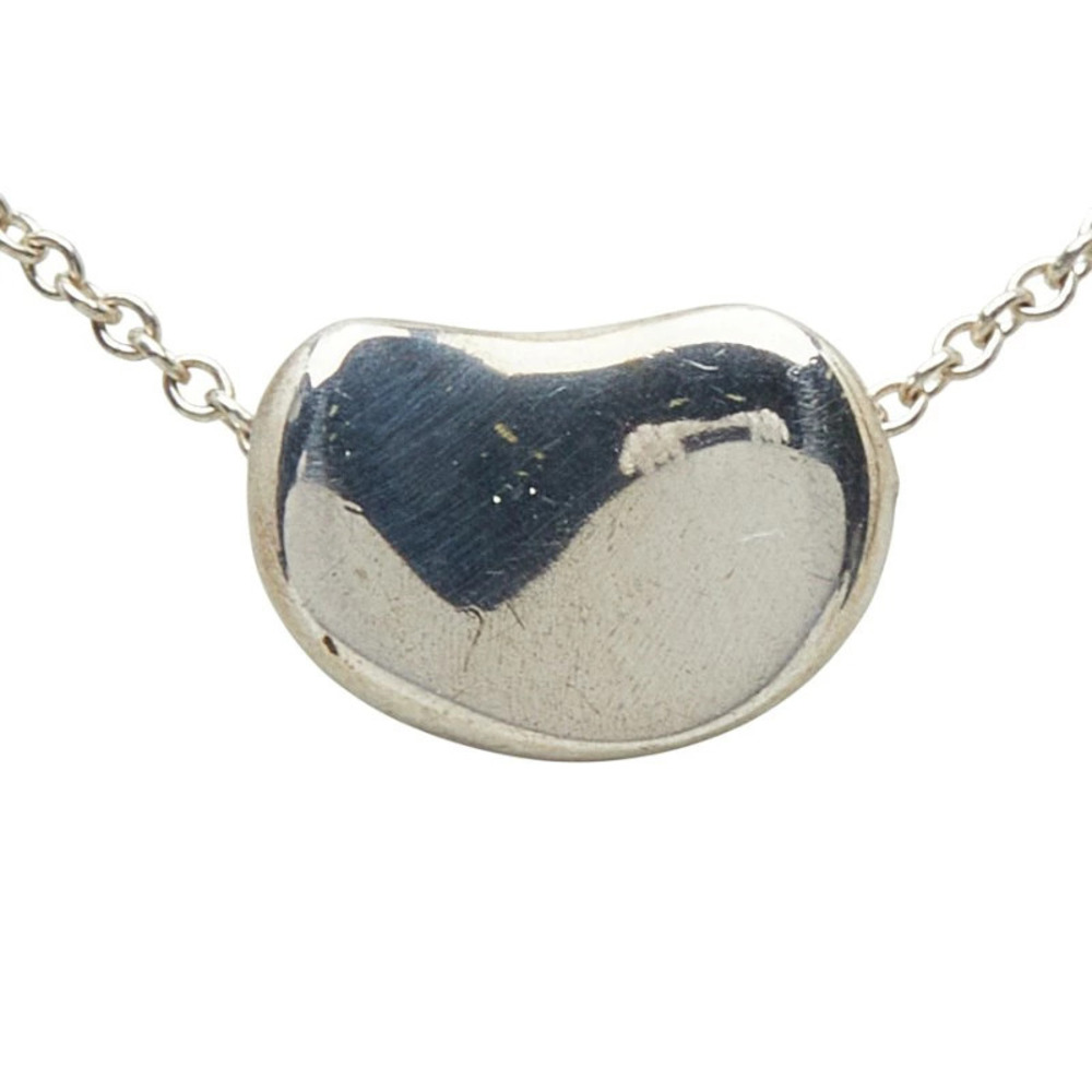 Tiffany Co Bean Necklace Silver TIFFANYCo